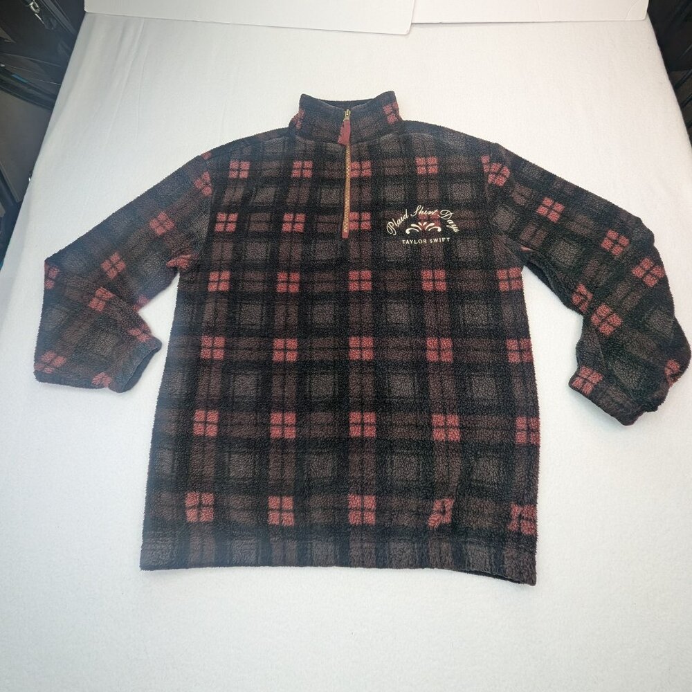 Taylor Swift, Plaid Shirt Days Fleece, Red Era, Size S